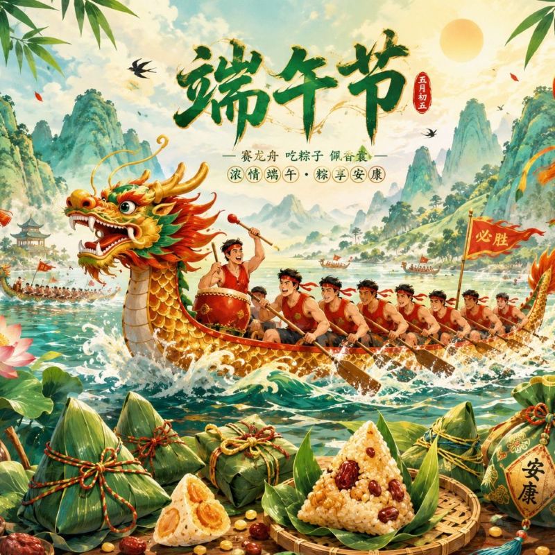 Ma'anshan Licheng Blade Manufactory wishes you a Happy Dragon Boat Festival: Celebrating Tradition and Innovation